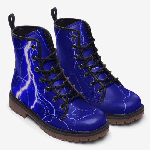 Blue Lightnings Trendy Leather Boots - Image 2