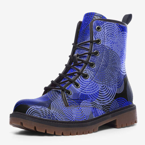 Blue Circles Trendy Leather Boots - Image 3