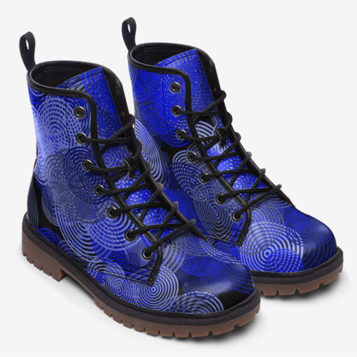 Blue Circles Trendy Leather Boots - Image 2