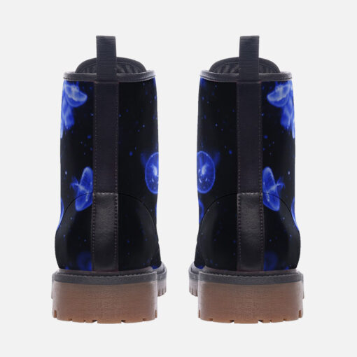 Blue Jellyfish Trendy Leather Boots - Image 4