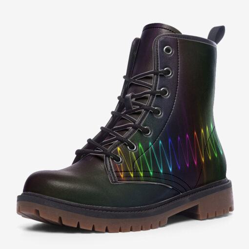 Spectrum Waves Trendy Leather Boots - Image 3