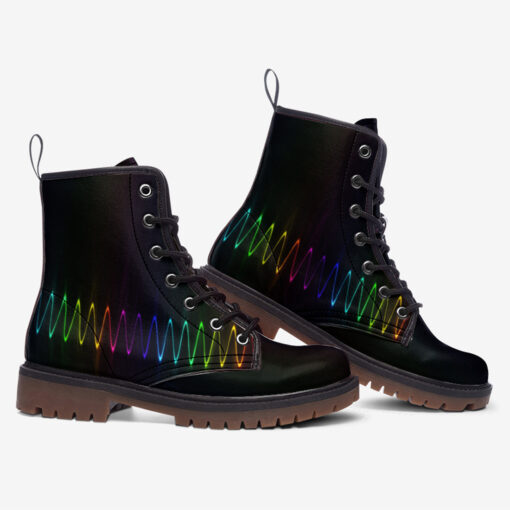 Spectrum Waves Trendy Leather Boots