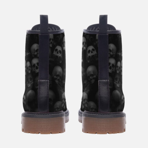 Skulls Grunge Trendy Leather Boots - Image 4