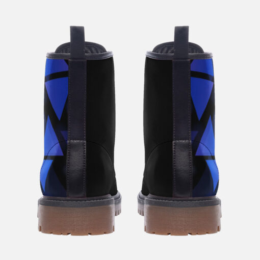 Blue Triangles Trendy Leather Boots - Image 4