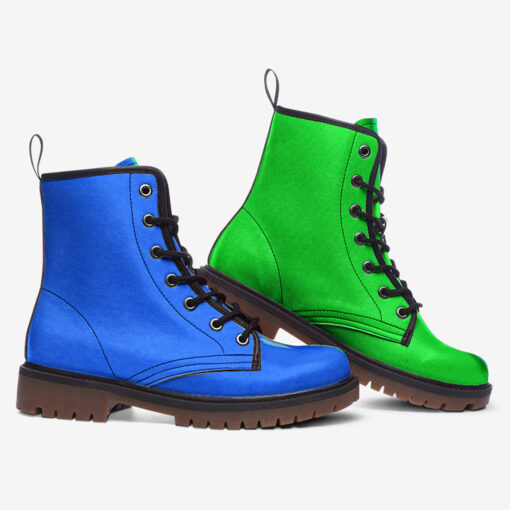 Colored Pencils Art Trendy Leather Boots