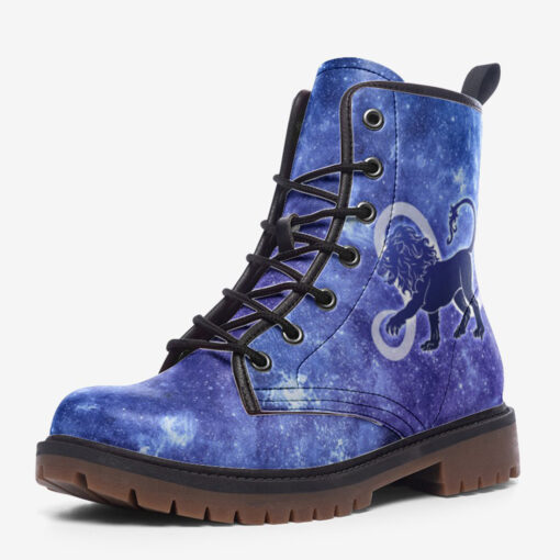 Leo Zodiac Trendy Leather Boots - Image 3