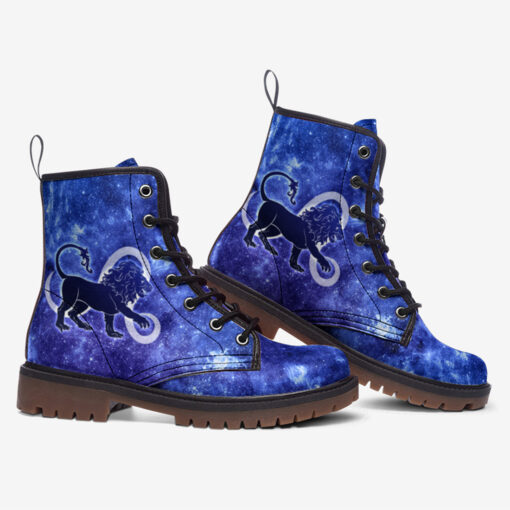 Leo Zodiac Trendy Leather Boots