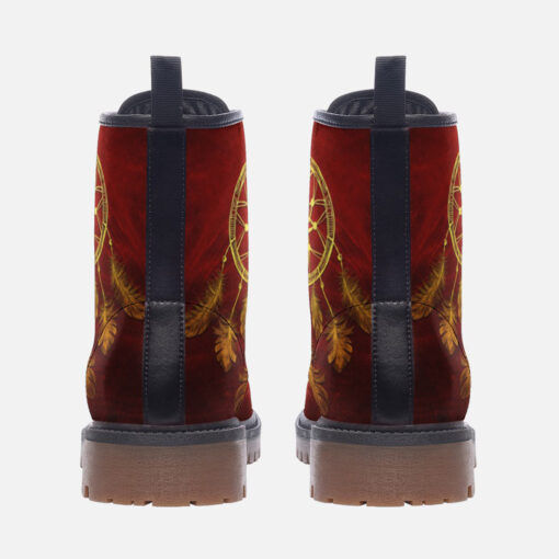 Dream Catcher Mandala Trendy Leather Boots - Image 4