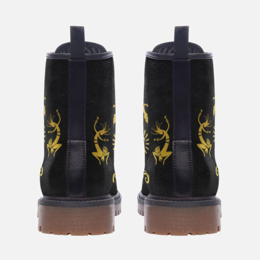 Kokopelli Figures Trendy Leather Boots - Image 4