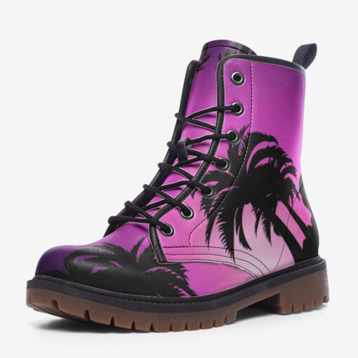 Tropical Sunset Leather Boots - Image 3