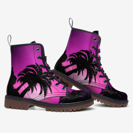 Tropical Sunset Leather Boots