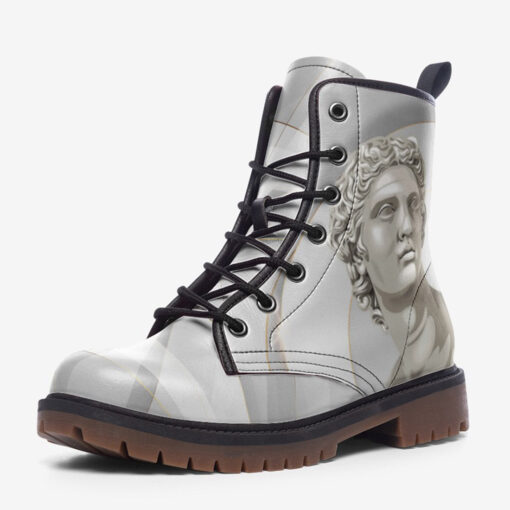 Antique Bust Trendy Leather Boots - Image 3