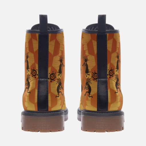 Kokopelli Figures Trendy Leather Boots - Image 4