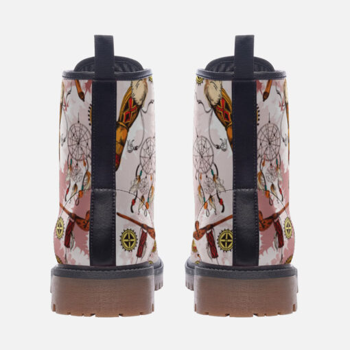 Ethnic American Art Trendy Leather Boots - Image 4