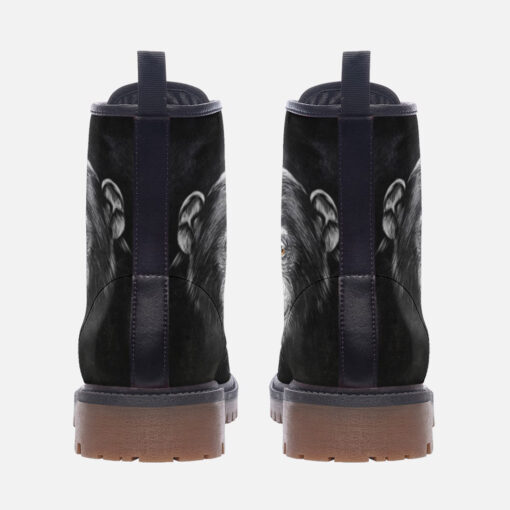 Chimpanzee Trendy Leather Boots - Image 4