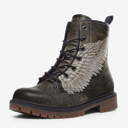 Angel Wings Trendy Leather Boots - Image 3