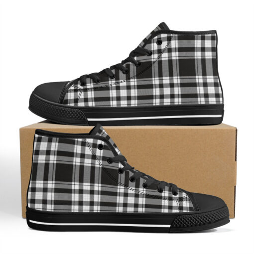 Square Geometric Texture High-Top Shoes