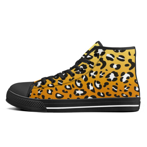 Leopard Art Pattern High-Top Shoes - Image 4