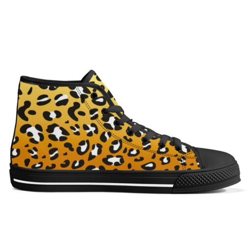 Leopard Art Pattern High-Top Shoes - Image 5