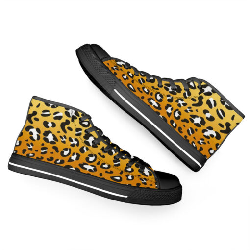 Leopard Art Pattern High-Top Shoes - Image 6