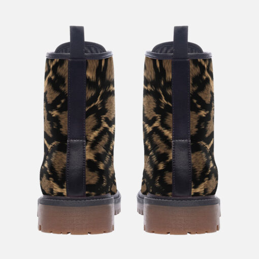 Jaguar Texture Trendy Leather Boots - Image 4