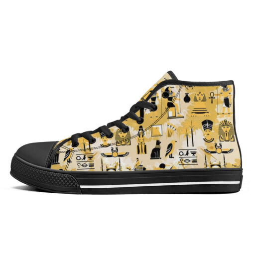 Egypt Symbols High-Top Shoes - Image 4