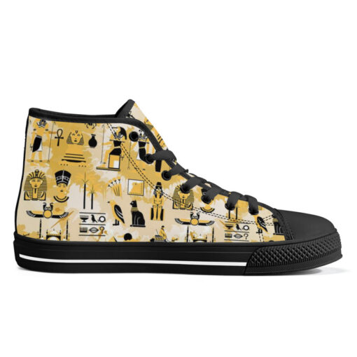 Egypt Symbols High-Top Shoes - Image 5