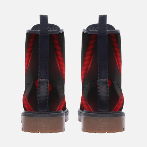 3D Futuristic Arrows Trendy Leather Boots - Image 4