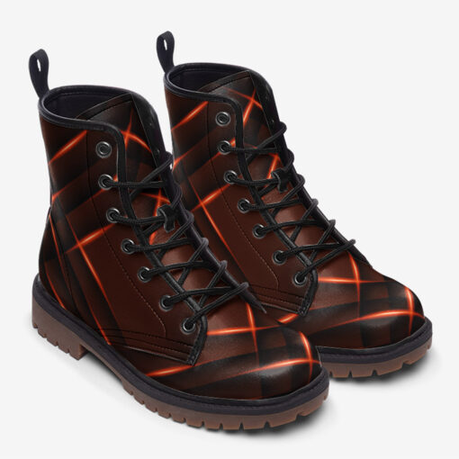 3D Futuristic Hi-Tech Trendy Leather Boots - Image 2