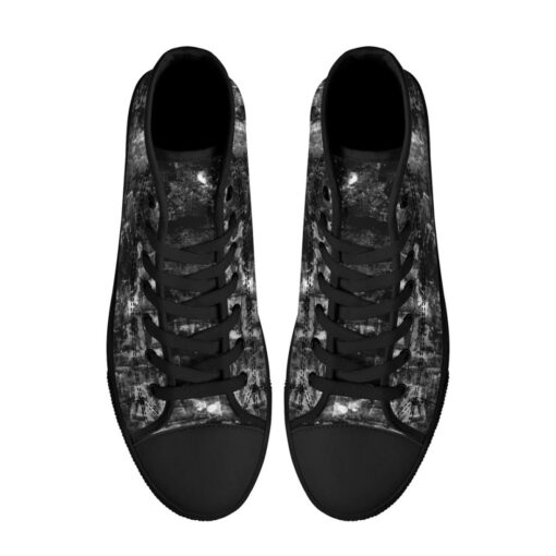 Grunge Wall High-Top Shoes - Image 3