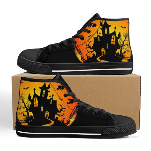 Creepy Halloween High-Top Shoes