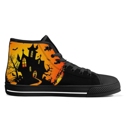 Creepy Halloween High-Top Shoes - Image 5