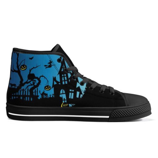 Creepy Halloween High-Top Shoes - Image 5