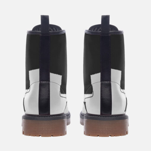 Creative Paint Roller Trendy Leather Boots - Image 4