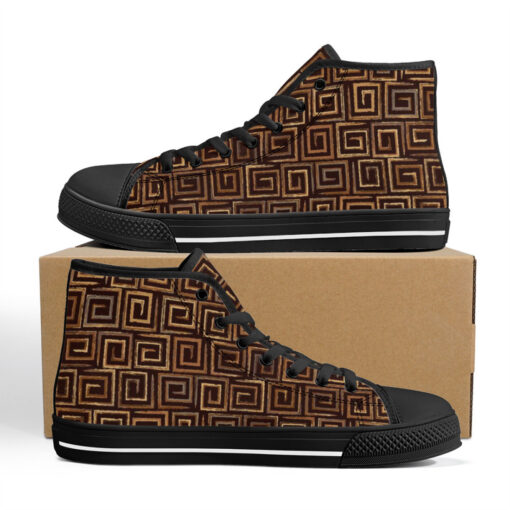 Aztec Ornament High-Top Shoes