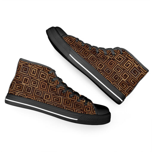 Aztec Ornament High-Top Shoes - Image 6