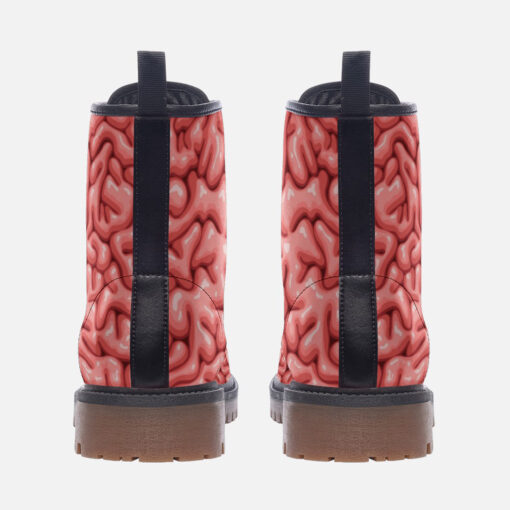 Brain Pattern Trendy Leather Boots - Image 4