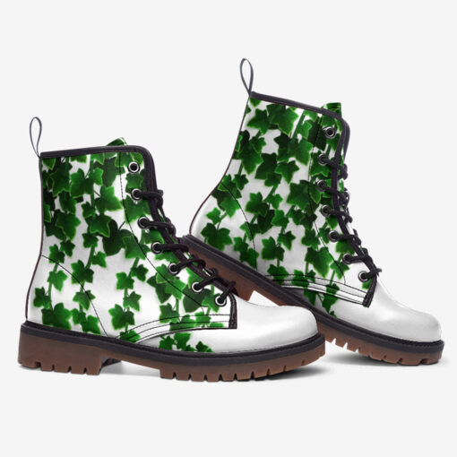 Clover Leaves Trendy Leather Boots