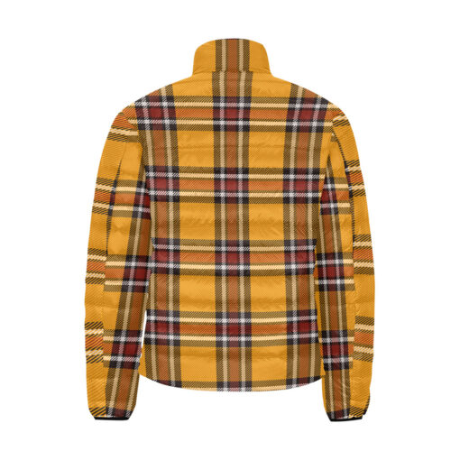 Tartan Plaid Men's Padded Jacket - Image 2