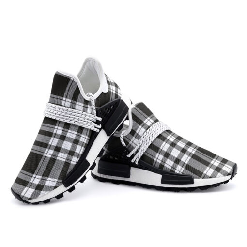 Square Geometric Mesh Sneakers