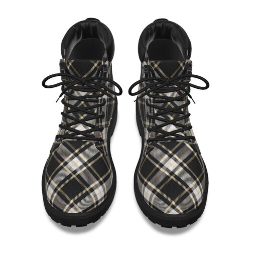 Stripe Square Background Classic Boots - Image 7