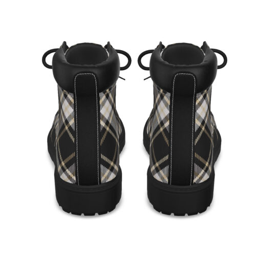 Stripe Square Background Classic Boots - Image 6