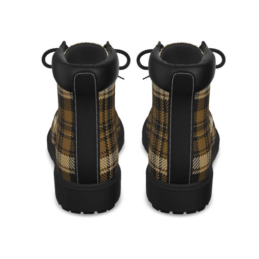 Striped Textile Print Classic Boots - Image 7