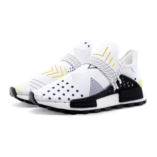 Geometric Shapes Mesh Sneakers - Image 2