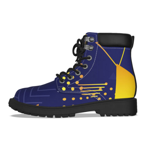 Colorful Modern Art Classic Boots - Image 6