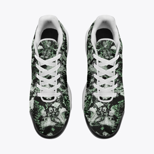 Snake Skin Texture Green Cushion Air Sneakers - Image 5