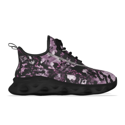 Snake Skin Texture Purple Sports Shoes - Image 6