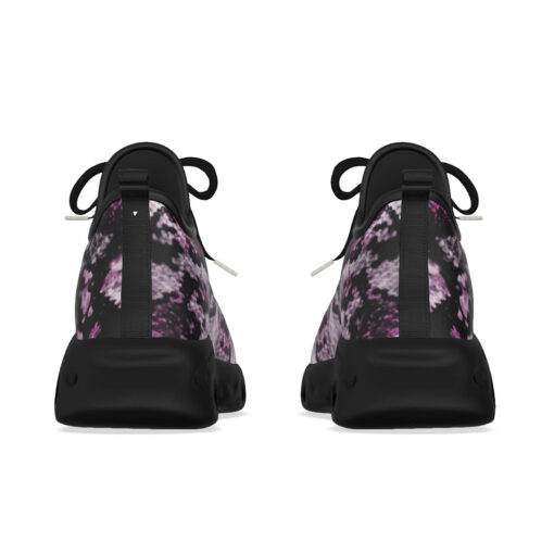 Snake Skin Texture Purple Sports Shoes - Image 8