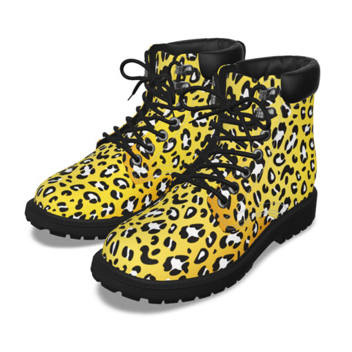 Leopard Art Texture Classic Boots - Image 5