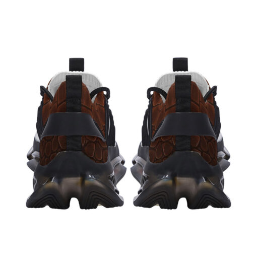 Brown Alligator Pattern Air Sneakers - Image 4